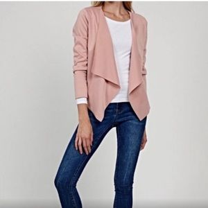 Élodie Pink Blazer Jacket M 55%Cotton, 45%Polyester Sadly Pockets aren’t real